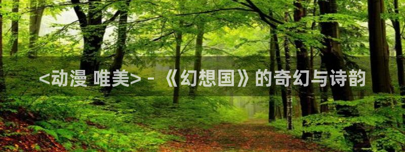囧次元新版下载：<动漫 唯美> - 《幻想国》的奇幻与诗韵