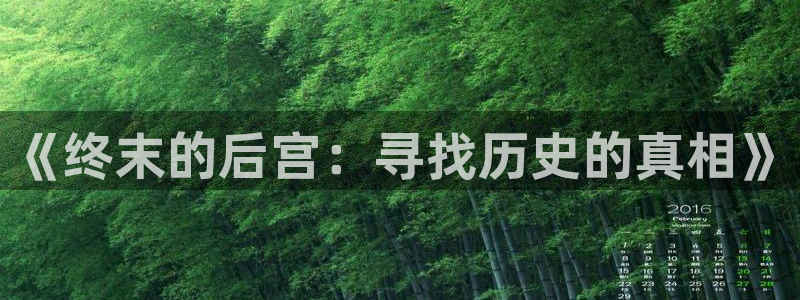 囧次元正版官方网址：《终末的后宫：寻找历史的真相》